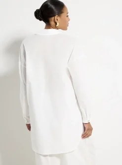 Lightweight cotton loose tunic