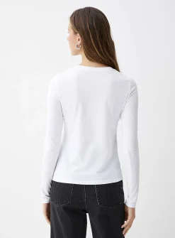 Lightweight jersey crew-neck tee