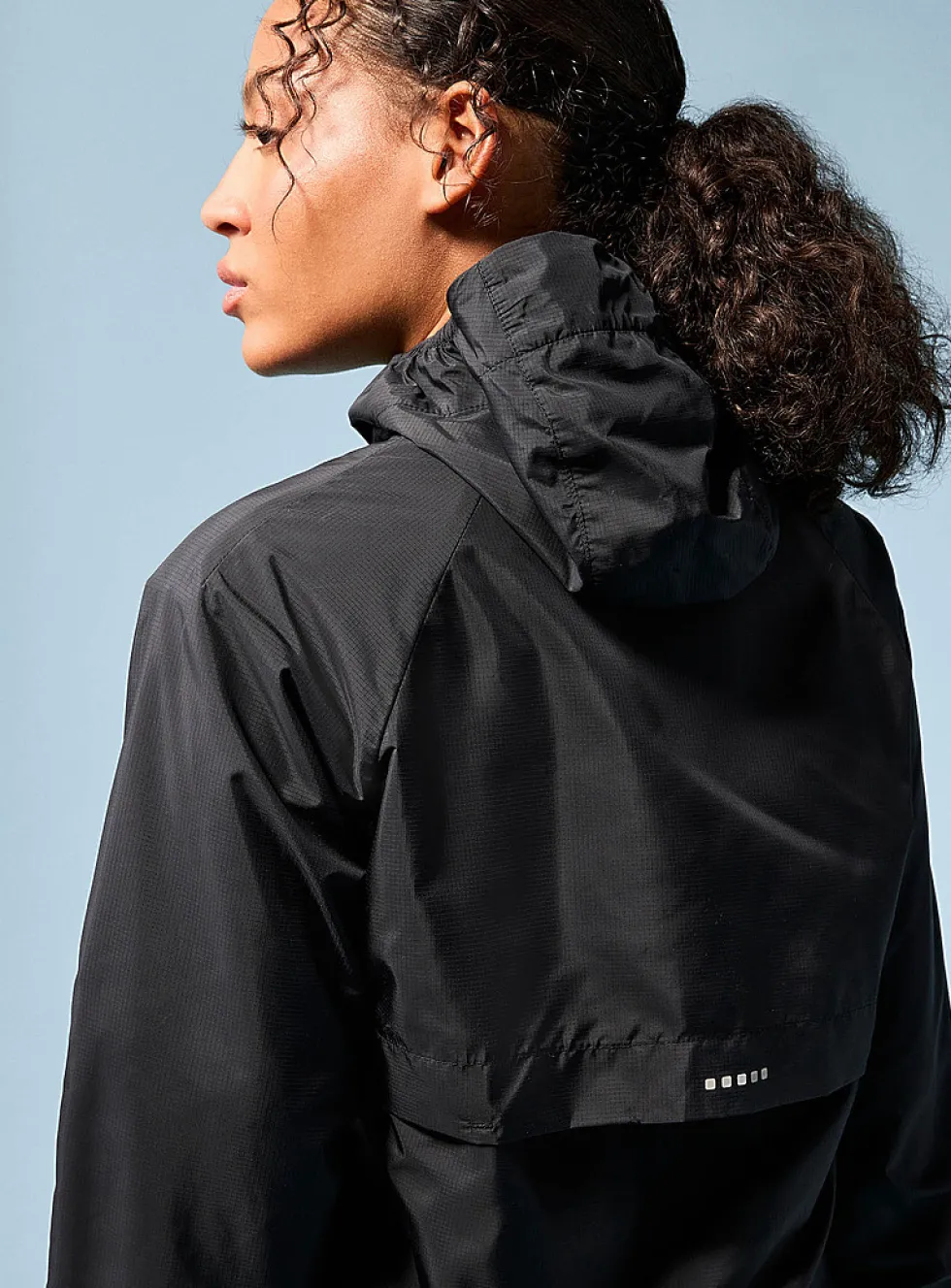 Lightweight ripstop packable jacket