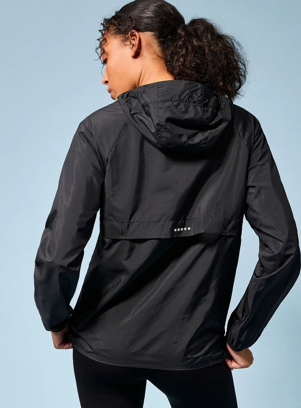 Lightweight ripstop packable jacket