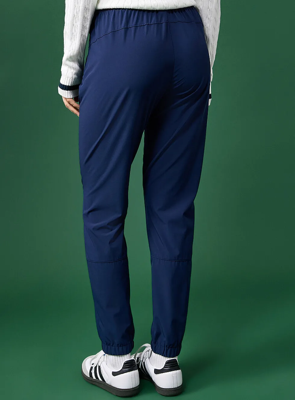 Lightweight stretch fabric joggers