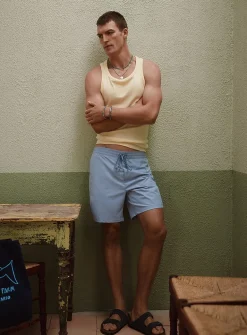 Lightweight stretch nylon short
