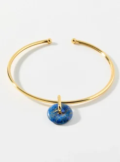 Lily lapis lazuli rigid choker