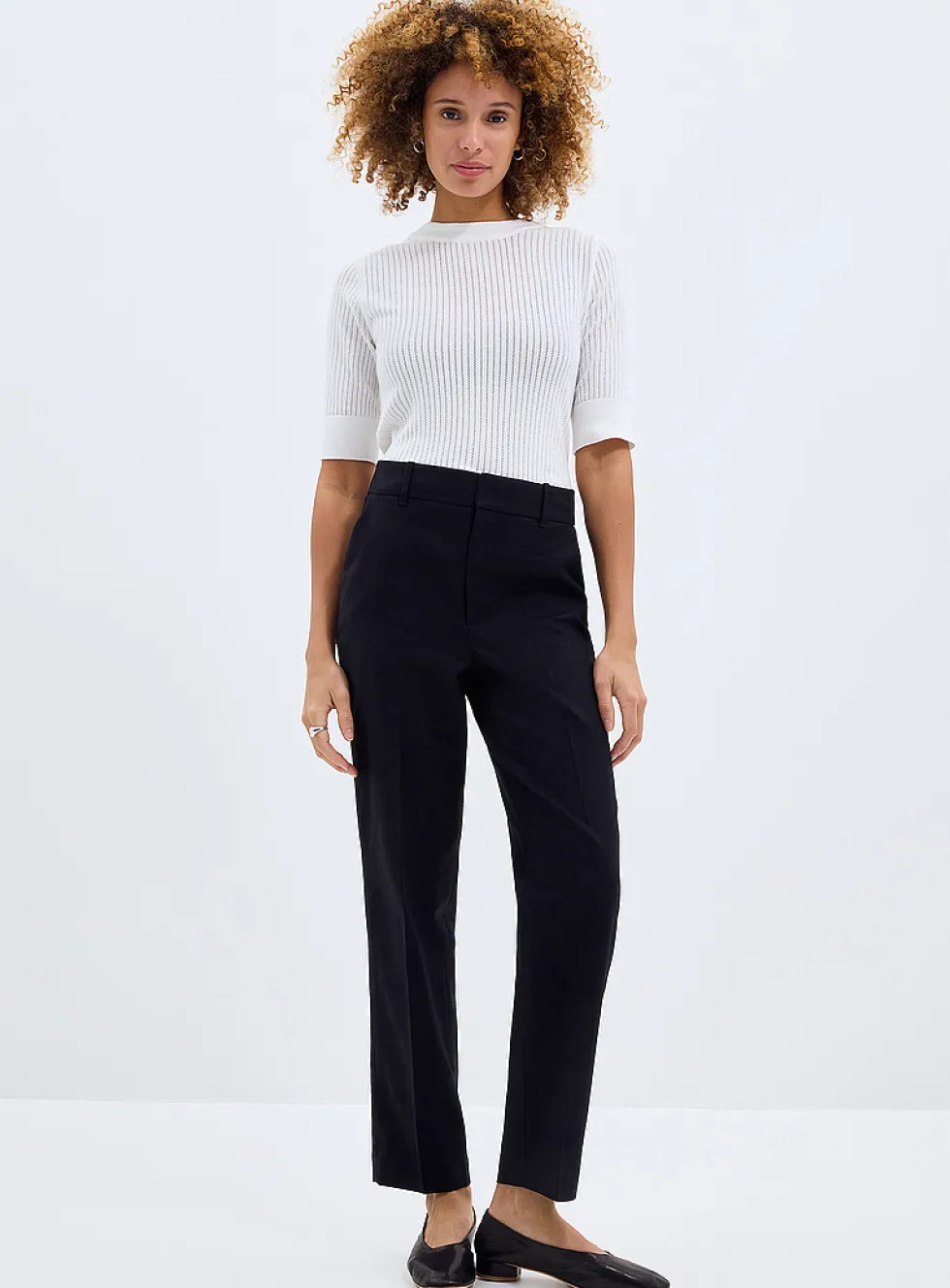 Linen-cotton blend Universal pant