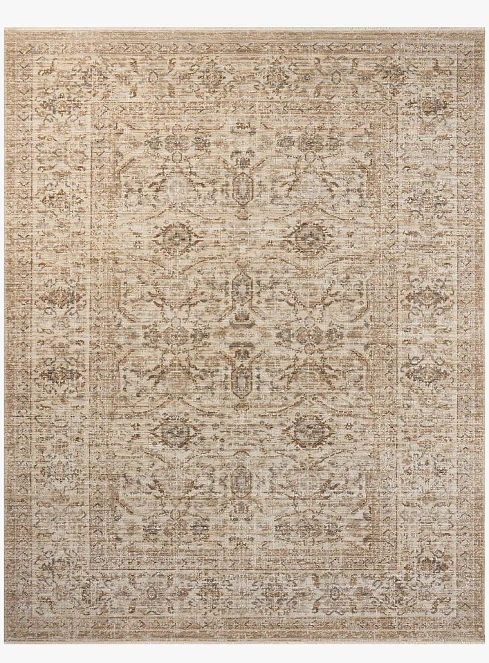 Loloi Heritage ivory and natural tones indoor rug