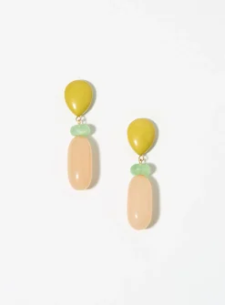 Long earrings in various shapes