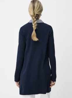 Long flowy open cardigan
