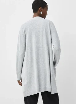Long flowy open cardigan