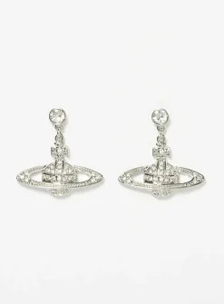 Long mini bas relief earrings