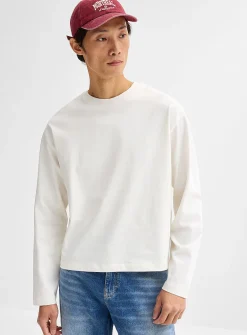 Long-sleeve organic cotton T-shirt