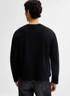 Long-sleeve organic cotton T-shirt