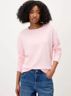 Loose crew-neck sweater