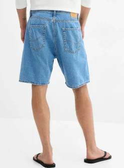 Loose denim Bermudas