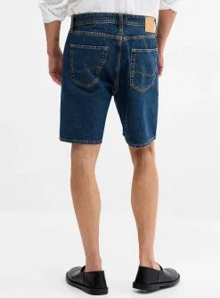 Loose denim Bermudas