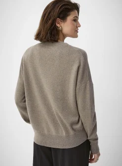 Loose pure cotton sweater