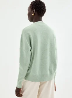 Loose pure cotton sweater