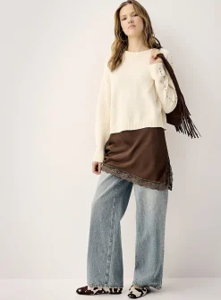 Loose studded sweater