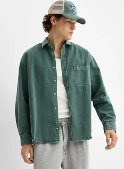 Loose twill shirt