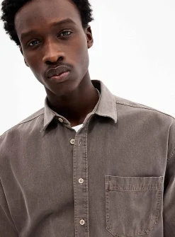 Loose twill shirt