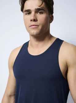 Low armhole micro-perforated tank