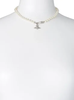 Lucrece pearl pendant necklace