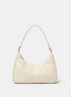 Luxurious fabric shoulder bag