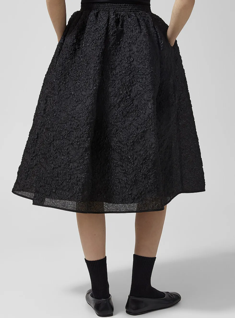 Mala textured skirt