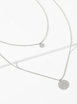 Mandala two-row necklace