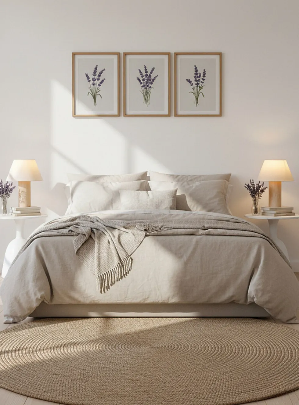 Maple wood table lamps