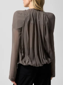 Maria Pure Silk Crossover Jacket