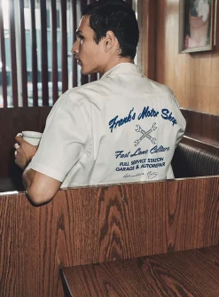 Mechanic patch shirt