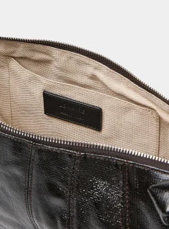 Medium Croissant coated fabric bag