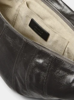 Medium Croissant coated fabric bag