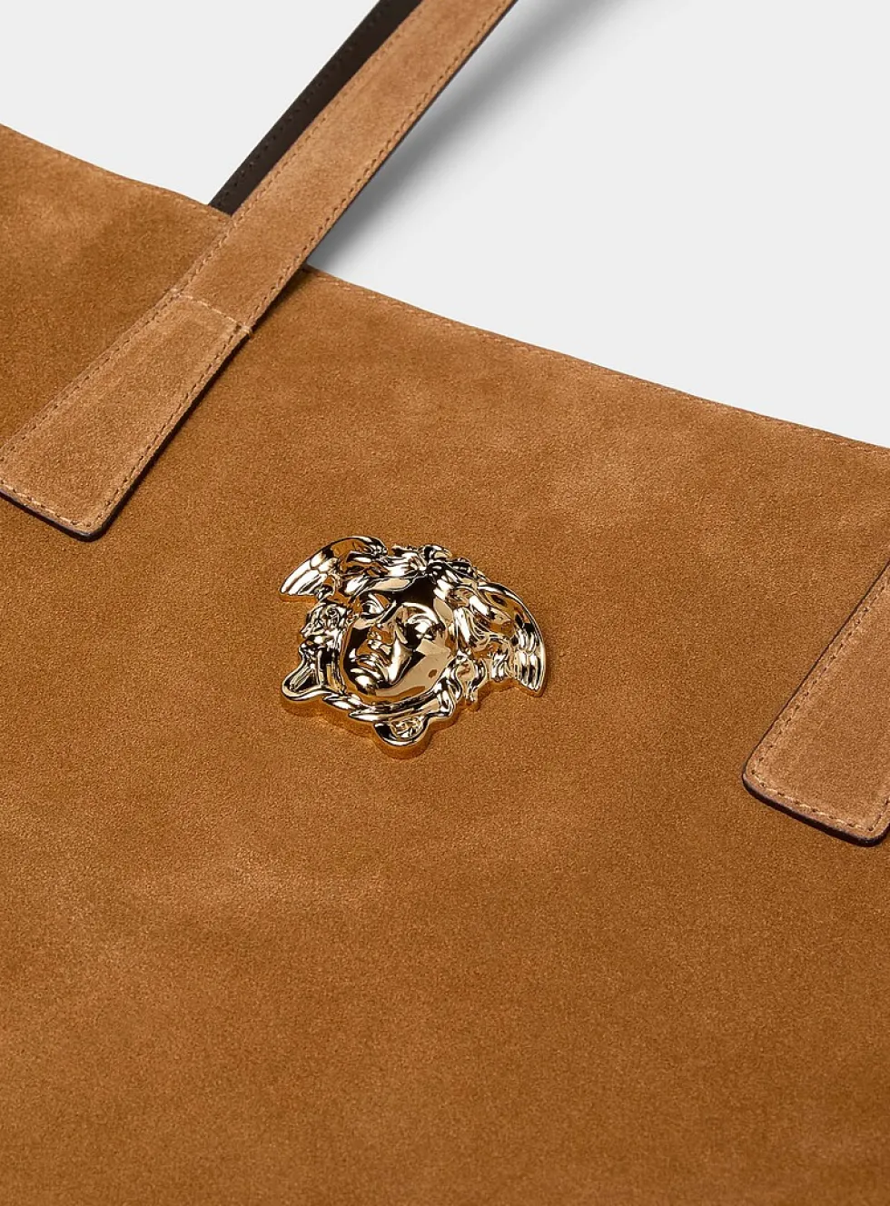 Medusa suede tote bag