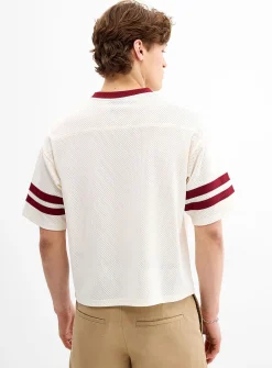 Mesh graphic T-shirt
