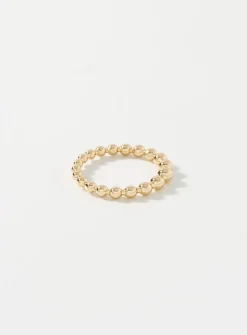 Metallic bead ring