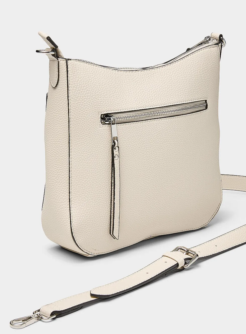 Metallic detail crossbody bag