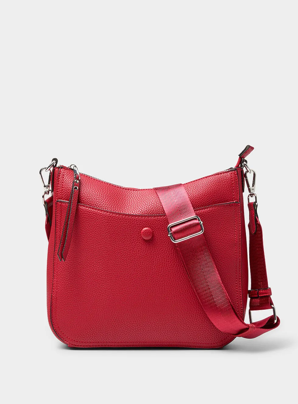 Metallic detail crossbody bag