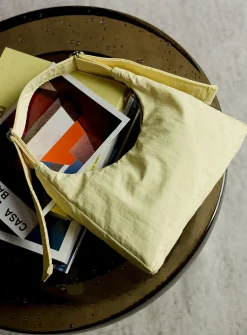 Mina nylon baguette bag