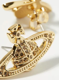 Mini bas relief earrings
