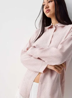 Mini-check shirt