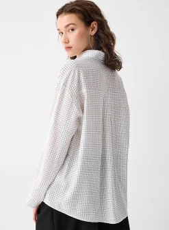 Mini-check shirt
