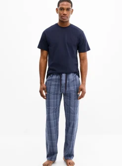 Minimalist check pyjama set
