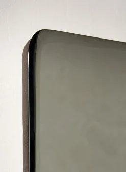 Minimalist frameless mirror