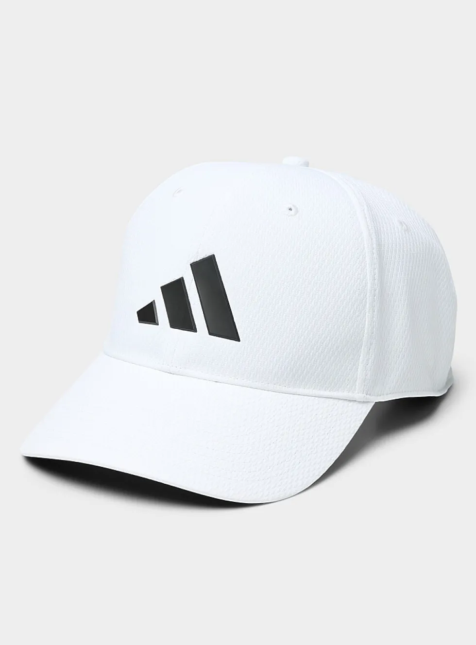 Minimalist logo semi-structured cap