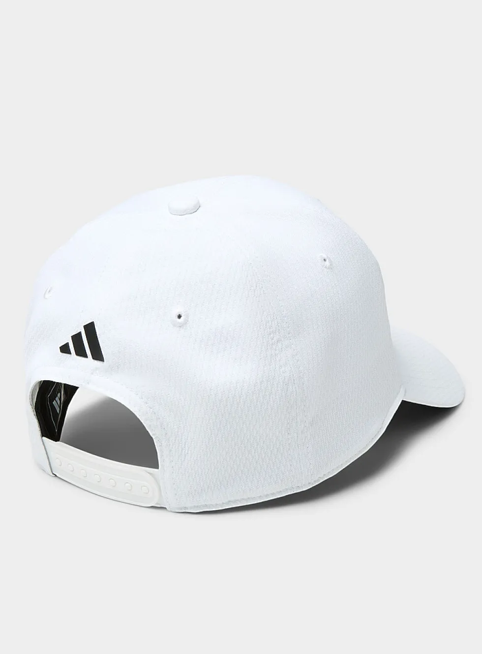 Minimalist logo semi-structured cap