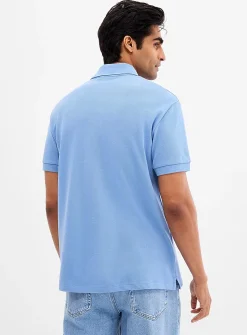 Minimalist piqué polo