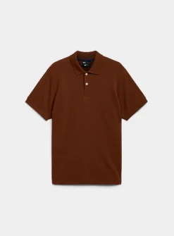 Minimalist piqué polo