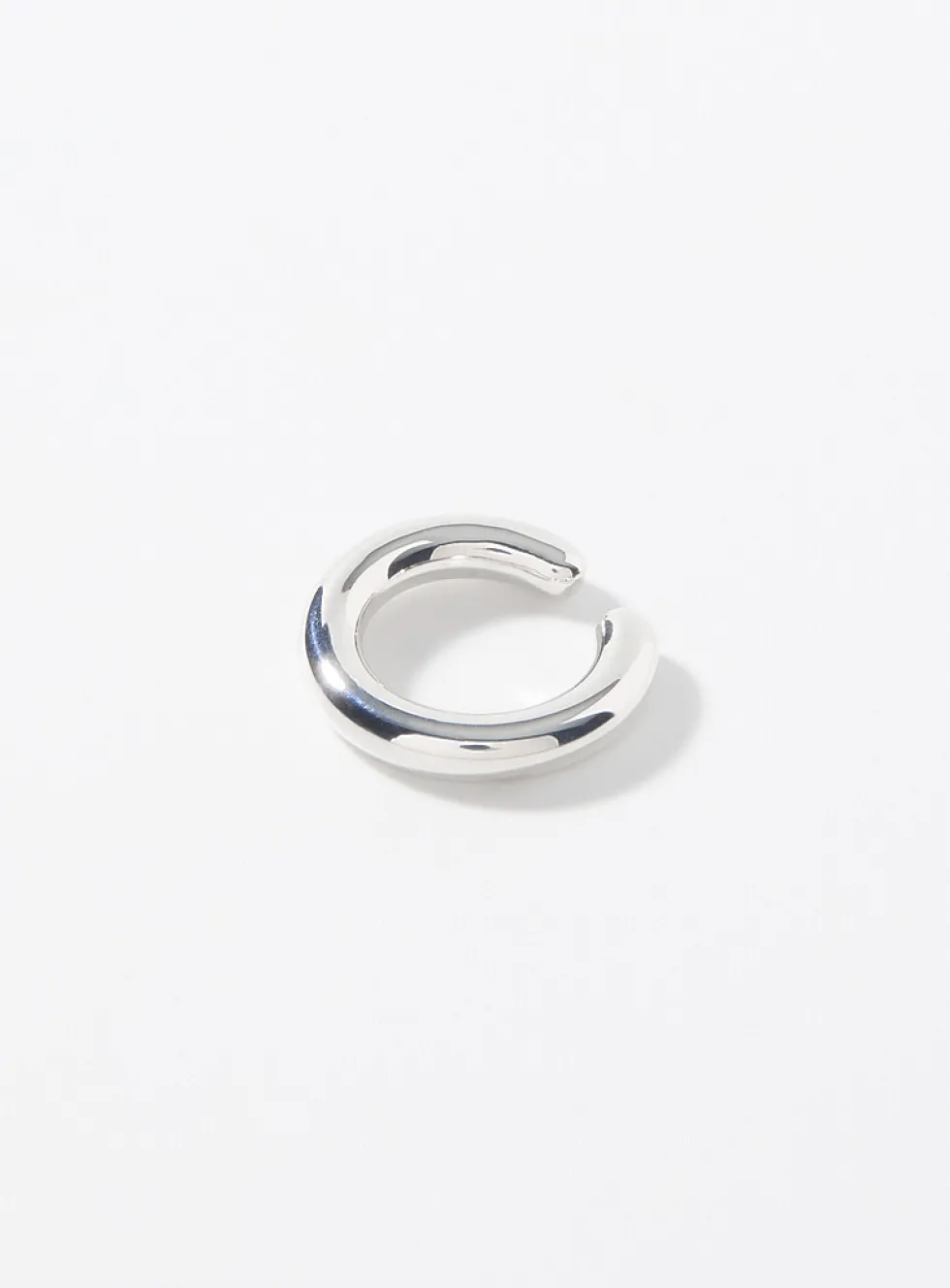 Minimalist silver ear cuff