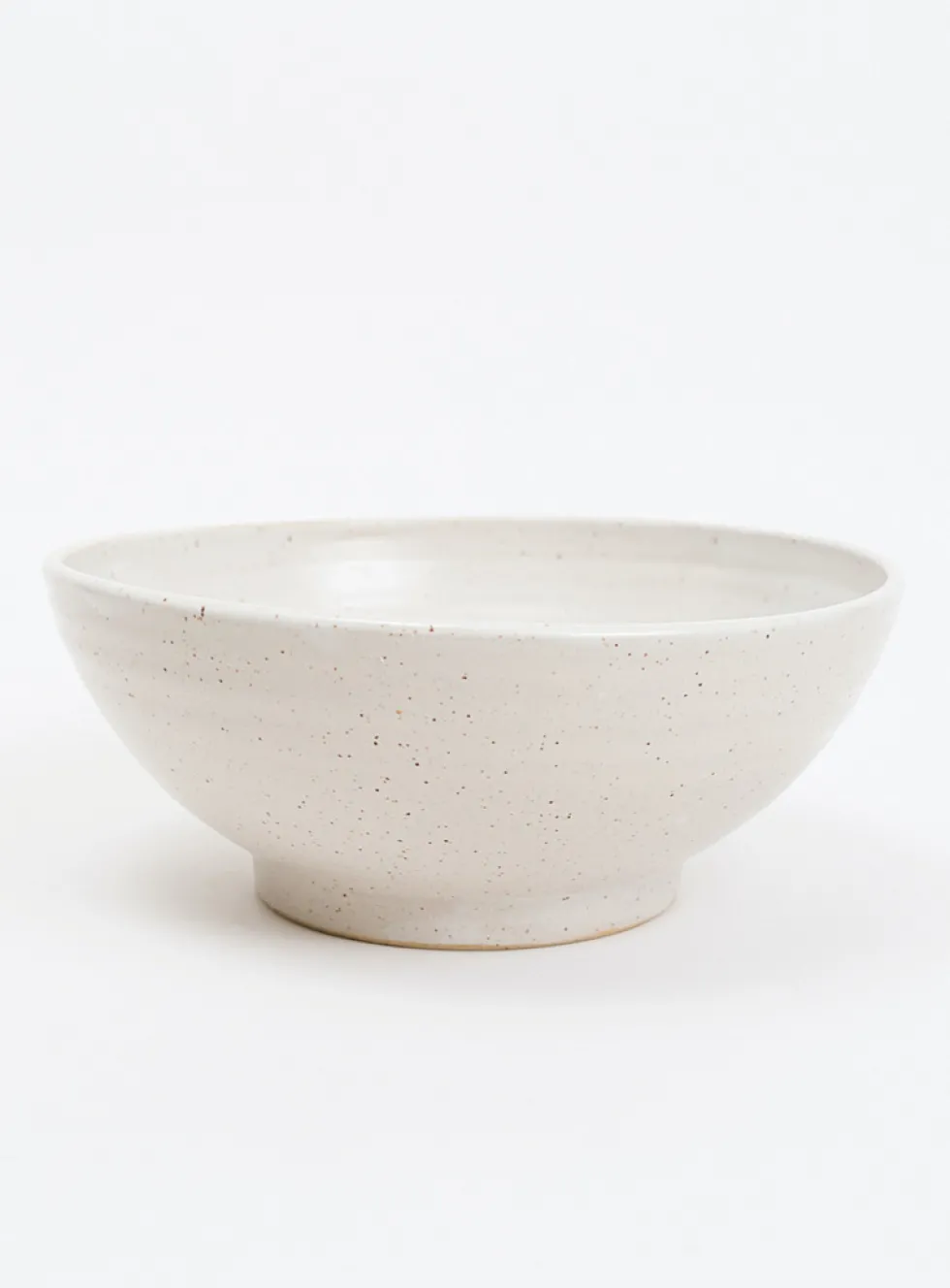 Minimalist stoneware salad bowl